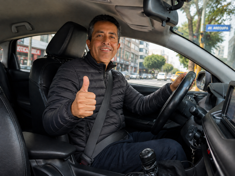 Rubén Miranda, conductor de aplicativo Cabify, suma más de 37 mil viajes y 4,9 de puntuación manejando exclusivamente con la plataforma.